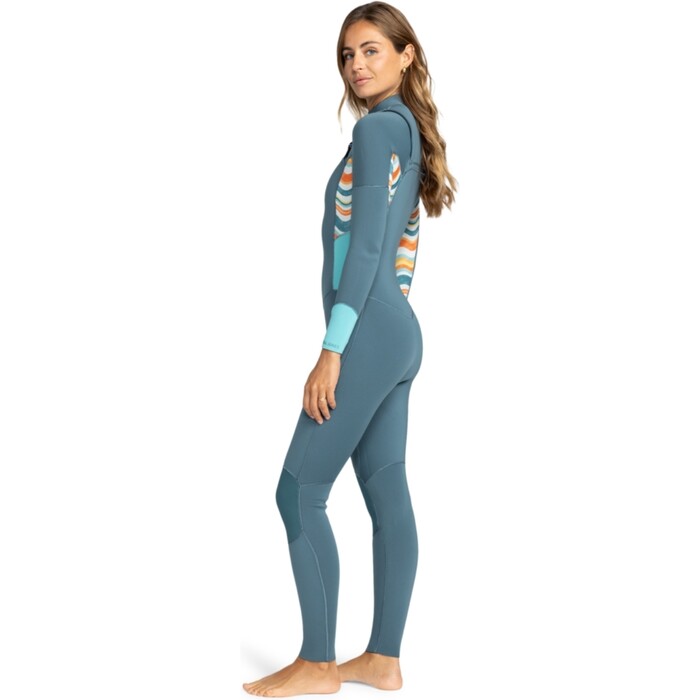 2024 Roxy Womens Swell Series 4/3mm Chest Zip Wetsuit ERJW103125 - Starglazer